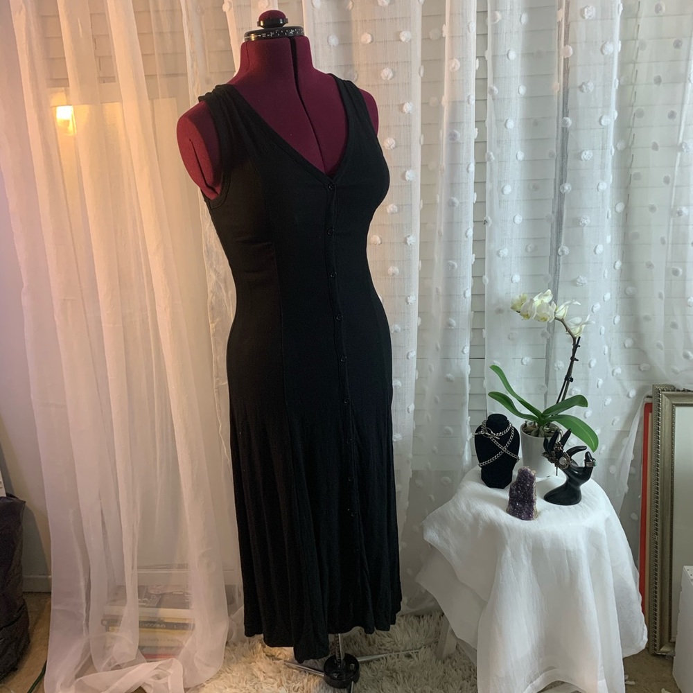 Asymmetrical hem Maxi dress